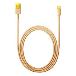 crabw03g lightning to usb 蘋果數據線 電源線土豪金 適用iphone6 plus 5s 5c ipad4 ipadmini充電器 數據線產品圖片1